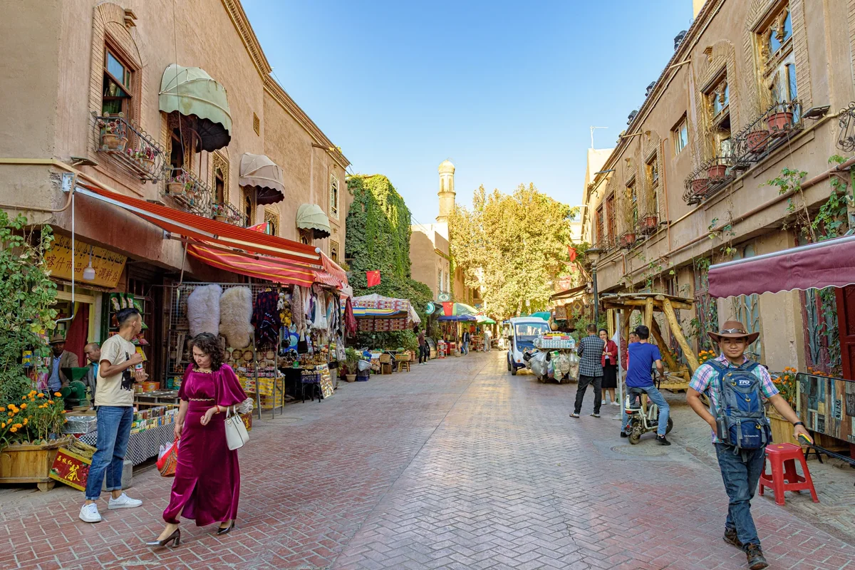 Old-town streets · Kashgar